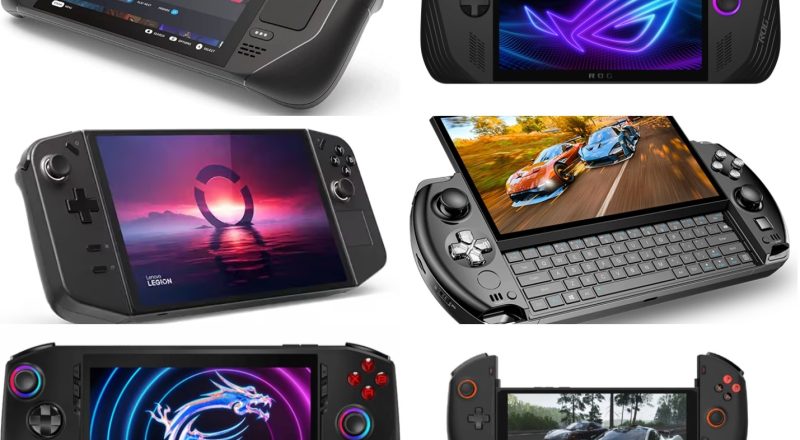 Steam Deck OLED vs ASUS ROG Ally X vs Lenovo Legion GO vs GPD Win 4 vs MSI Claw vs OneXPlayer 2 Pro